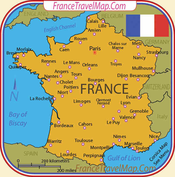 France Country Map